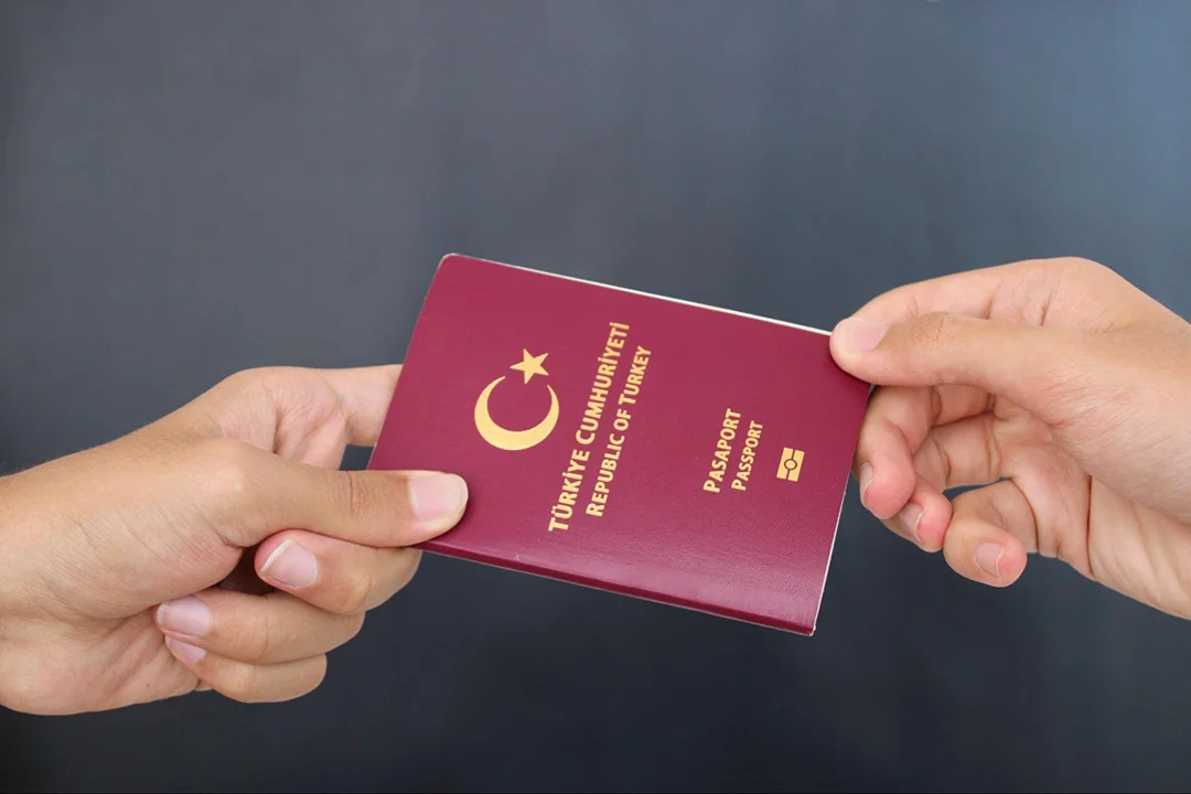 Türk pasaportu alımı temsili